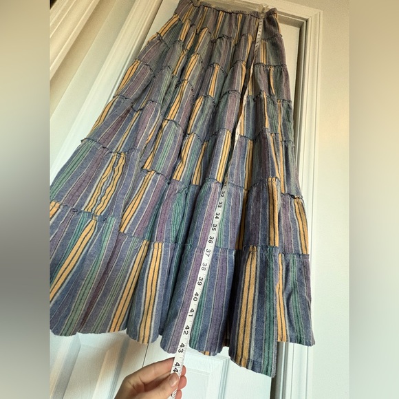 NWOT Lakhays Cotton Bohemian Hippie Multicolor Maxi Skirt - M/L, Extra Long - Picture 7 of 11